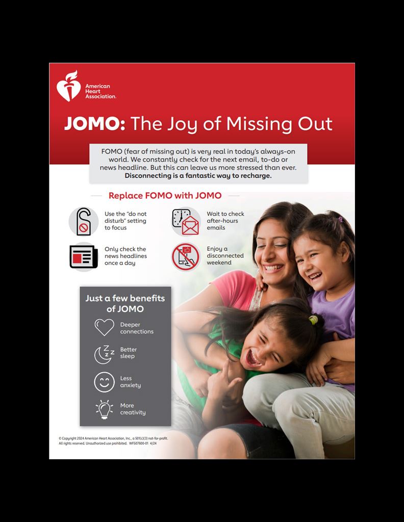 JOMO: La alegría de perderse algo
